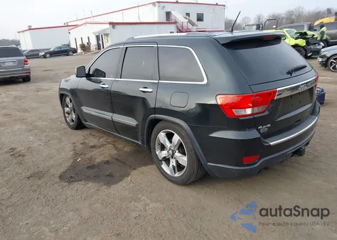 2012 Jeep Grand Cherokee Overland z USA, uszkodzony, nr VIN 1C4RJFCT2CC346681